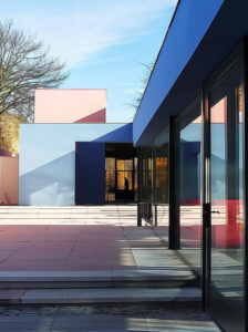 Colorful Mies van der Rohe