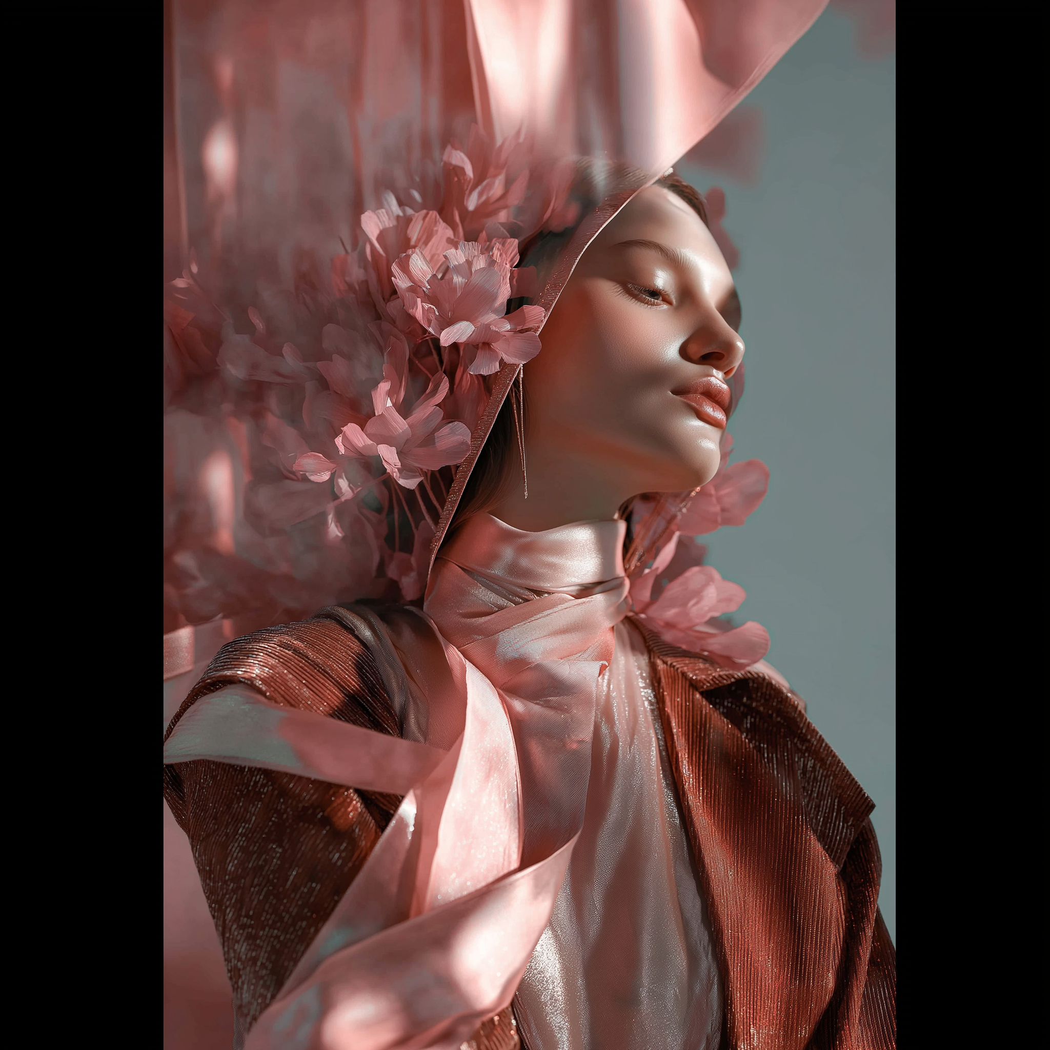 Kvinde i rød drapering